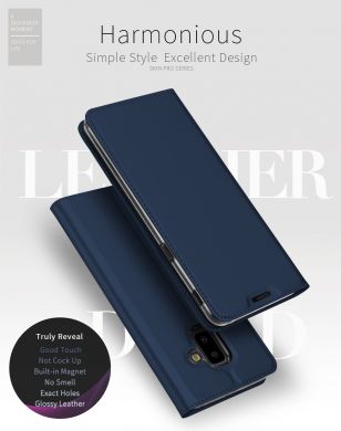 Чехол-книжка DUX DUCIS Skin Pro для Samsung Galaxy J6+ (J610) - Dark Blue