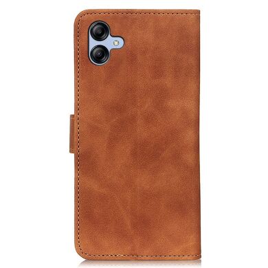 Чехол-книжка KHAZNEH Retro Wallet для Samsung Galaxy A07 (A075) - Brown