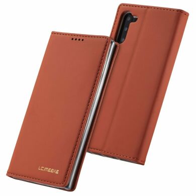 Чохол-книжка LC.IMEEKE LC-002 для Samsung Galaxy Note 10 (N970) - Brown