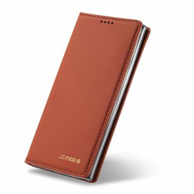 Чехол-книжка LC.IMEEKE LC-002 для Samsung Galaxy Note 10 (N970) - Brown