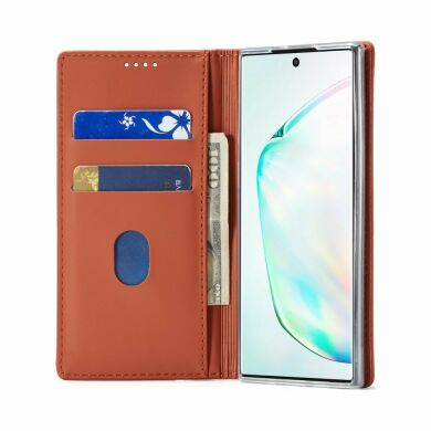 Чохол-книжка LC.IMEEKE LC-002 для Samsung Galaxy Note 10 (N970) - Brown