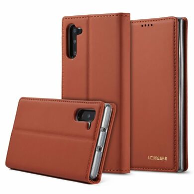 Чохол-книжка LC.IMEEKE LC-002 для Samsung Galaxy Note 10 (N970) - Brown