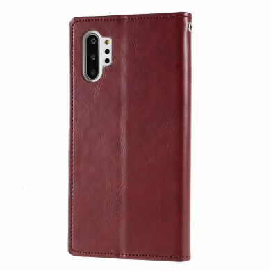 Чехол-книжка MERCURY Classic Flip для Samsung Galaxy Note 10+ (N975) - Wine Red