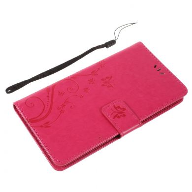 Чехол-книжка UniCase Flower Pattern для Samsung Galaxy J4 2018 (J400) - Magenta