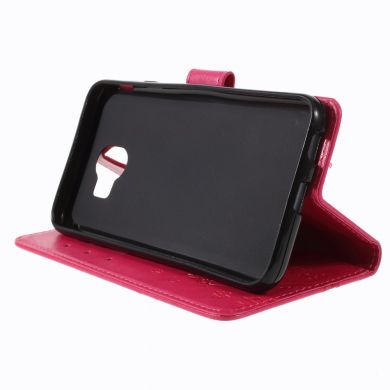 Чехол-книжка UniCase Flower Pattern для Samsung Galaxy J4 2018 (J400) - Magenta