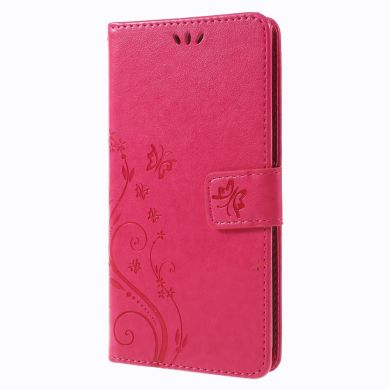 Чехол-книжка UniCase Flower Pattern для Samsung Galaxy J4 2018 (J400) - Magenta