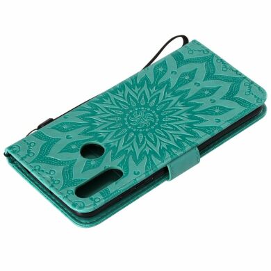 Чохол-книжка UniCase SunFlower Pattern для Samsung Galaxy A20s (A207) - Green