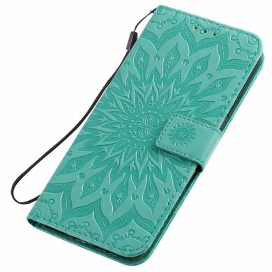 Чохол-книжка UniCase SunFlower Pattern для Samsung Galaxy A20s (A207) - Green