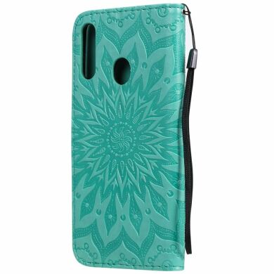 Чохол-книжка UniCase SunFlower Pattern для Samsung Galaxy A20s (A207) - Green