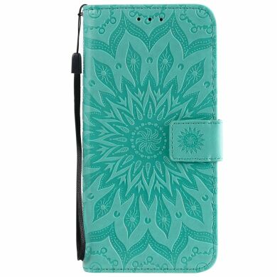 Чохол-книжка UniCase SunFlower Pattern для Samsung Galaxy A20s (A207) - Green