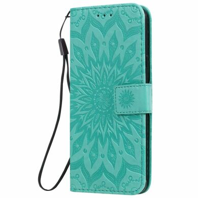 Чохол-книжка UniCase SunFlower Pattern для Samsung Galaxy A20s (A207) - Green