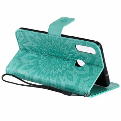 Чохол-книжка UniCase SunFlower Pattern для Samsung Galaxy A20s (A207) - Green