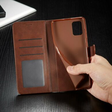 Чехол LC.IMEEKE Wallet Case для Samsung Galaxy A71 (A715) - Brown