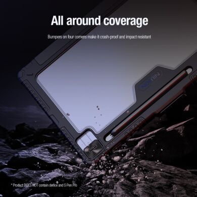 Чохол NILLKIN Bumper Leather Case Pro для Samsung Galaxy Tab S10 FE Plus - Black