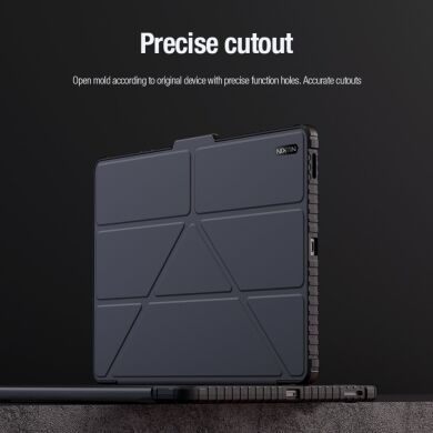 Чохол NILLKIN Bumper Leather Case Pro для Samsung Galaxy Tab S10 FE Plus - Black