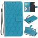 Чехол UniCase Leaf Wallet для Samsung Galaxy A7 2018 (A750) - Light Blue. Фото 1 из 8