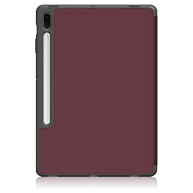 Чехол UniCase Soft UltraSlim для Samsung Galaxy Tab S7 FE (T730/T736) - Wine Red