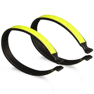 Комплект светоотражающих браслетов Deexe Reflective Clips - Black