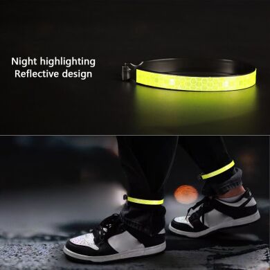 Комплект светоотражающих браслетов Deexe Reflective Clips - Black