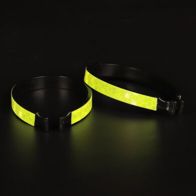 Комплект светоотражающих браслетов Deexe Reflective Clips - Black