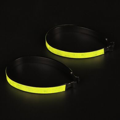 Комплект светоотражающих браслетов Deexe Reflective Clips - Black