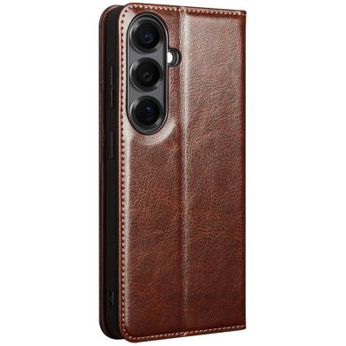 Шкіряний чохол QIALINO Classic Case для Samsung Galaxy S26 Plus - Brown