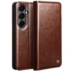 Шкіряний чохол QIALINO Classic Case для Samsung Galaxy S26 Plus - Brown