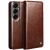Шкіряний чохол QIALINO Classic Case для Samsung Galaxy S26 Plus - Brown