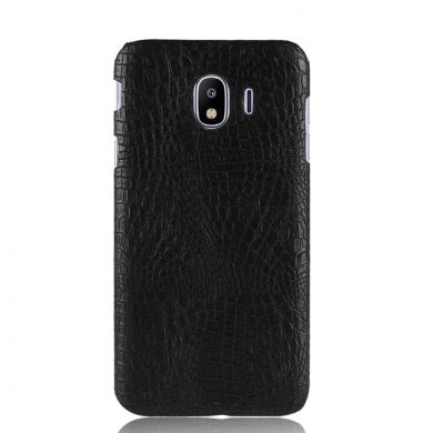 Пластиковий чохол Deexe Croco Style для Samsung Galaxy J4 2018 (J400) - Black