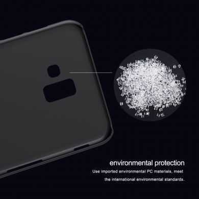 Пластиковый чехол NILLKIN Frosted Shield для Samsung Galaxy J6+ (J610) - White
