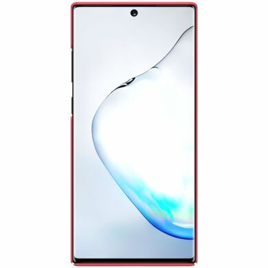 Пластиковый чехол NILLKIN Frosted Shield для Samsung Galaxy Note 10+ (N975) - Red