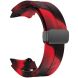 Ремешок Deexe Aurora Strap для Samsung Galaxy Watch 4 / 4 Classic / 5 / 5 Pro / 6 / 6 Classic / 7 / FE - Black / Red. Фото 3 из 8