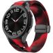 Ремешок Deexe Aurora Strap для Samsung Galaxy Watch 4 / 4 Classic / 5 / 5 Pro / 6 / 6 Classic / 7 / FE - Black / Red. Фото 2 из 8