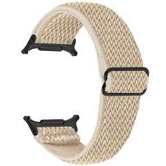 Ремешок Deexe Braided Strap для Samsung Galaxy Watch 8 (40/44mm) / 8 Classic / Ultra (2025) - Apricot