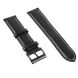Ремінець Deexe Leather Strap для годинників з шириною кріплення 22мм - Black