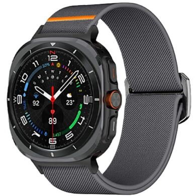 Ремешок Deexe Orbit Flex для Samsung Galaxy Watch Ultra (47mm) - Dark Grey