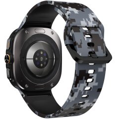 Ремешок Deexe Silicone Watchband для Samsung Galaxy Watch Ultra (47mm) / Ultra (2025) - Digital / Camo