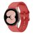 Ремінець Deexe Soft Silicone для Samsung Galaxy Watch 4 Classic (46mm) / Watch 4 Classic (42mm) / Watch 4 (40mm) / Watch 4 (44mm) - Red