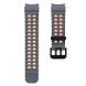 Ремешок KALEBOL Ocean Strap для Samsung Galaxy Watch 4 / 4 Classic / 5 / 5 Pro / 6 / 6 Classic / 7 / FE - Grey / Orange. Фото 3 из 9
