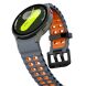 Ремешок KALEBOL Ocean Strap для Samsung Galaxy Watch 4 / 4 Classic / 5 / 5 Pro / 6 / 6 Classic / 7 / FE - Grey / Orange. Фото 5 из 9