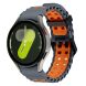Ремешок KALEBOL Ocean Strap для Samsung Galaxy Watch 4 / 4 Classic / 5 / 5 Pro / 6 / 6 Classic / 7 / FE - Grey / Orange. Фото 4 из 9