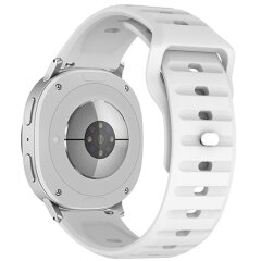 Ремешок KALEBOL Wave Pattern для Samsung Galaxy Watch 8 (40/44mm) / 8 Classic - White