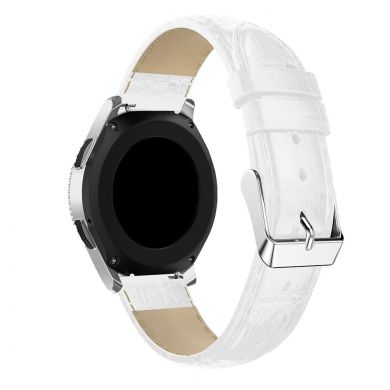 Ремінець UniCase Crocodile Texture для Samsung Galaxy Watch 46mm - White