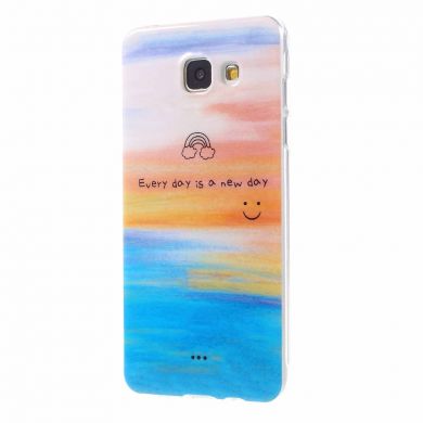 Силіконова накладка Deexe Life Style для Samsung Galaxy A3 (2016), Rainbow