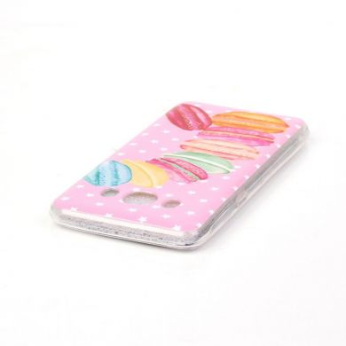 Силиконовая накладка Deexe Life Style для Samsung Galaxy J5 2016 (J510) - Sweet Macarons