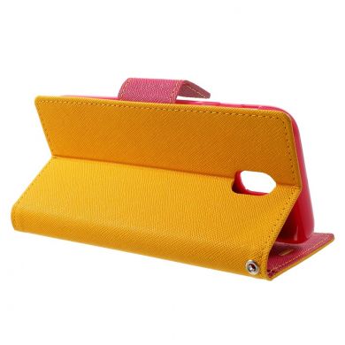 Чехол-книжка MERCURY Fancy Diary для Samsung Galaxy J7 2017 (J730) - Yellow