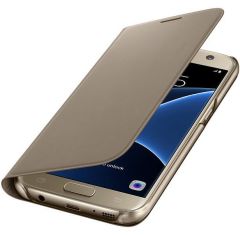 Чехол Flip Cover для Samsung Galaxy S7 (G930) EF-WG930PFEGRU - Gold