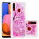 Силіконовий (TPU) чохол Deexe Fashion Glitter для Samsung Galaxy A20s (A207) - Peach Blossom
