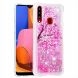 Силіконовий (TPU) чохол Deexe Fashion Glitter для Samsung Galaxy A20s (A207) - Peach Blossom