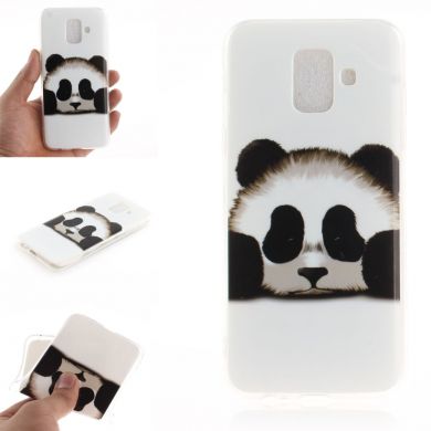 Силіконовий (TPU) чохол Deexe Life Style для Samsung Galaxy A6 2018 (A600), Panda